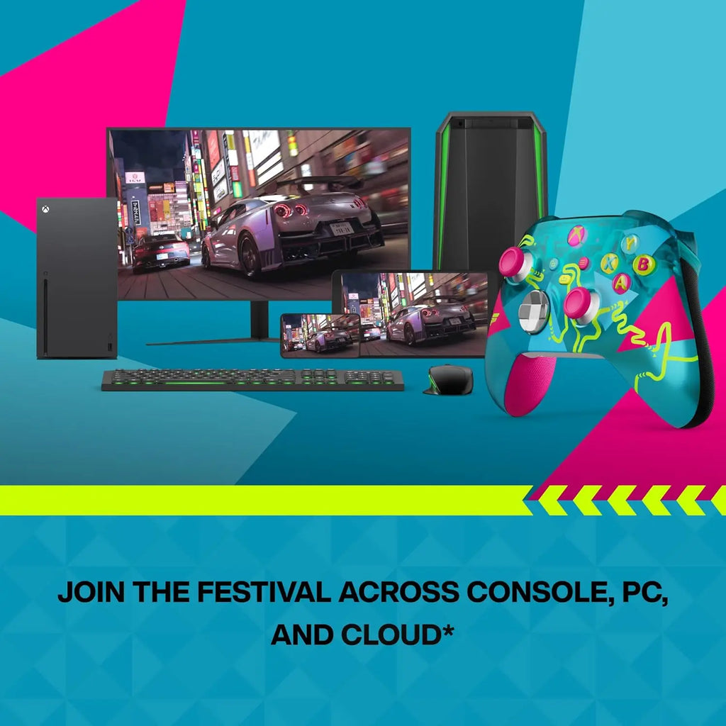 FORZA HORIZON LIMITED EDITION — CONTROLE XBOX WIRELESS + HEADSET GAMER