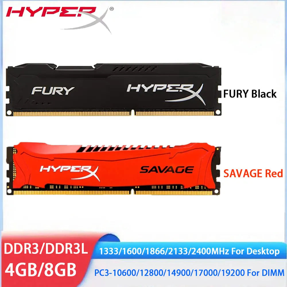 🔹 HyperX Savage / Fury DDR3