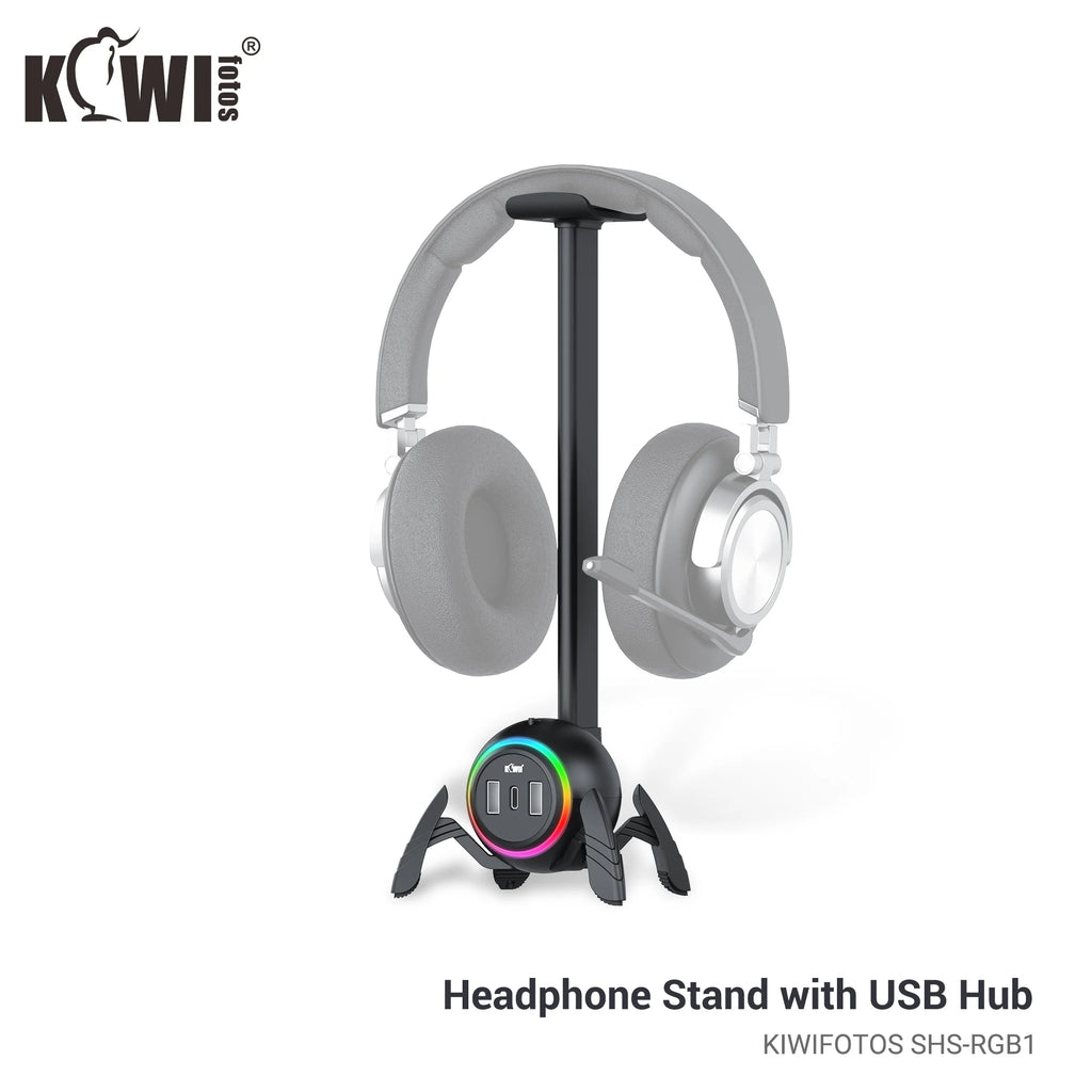 🎧🕷️ Suporte para Headset Spider RGB – Transforme sua Mesa Gamer em um Show de Luzes! 🕷️🎧