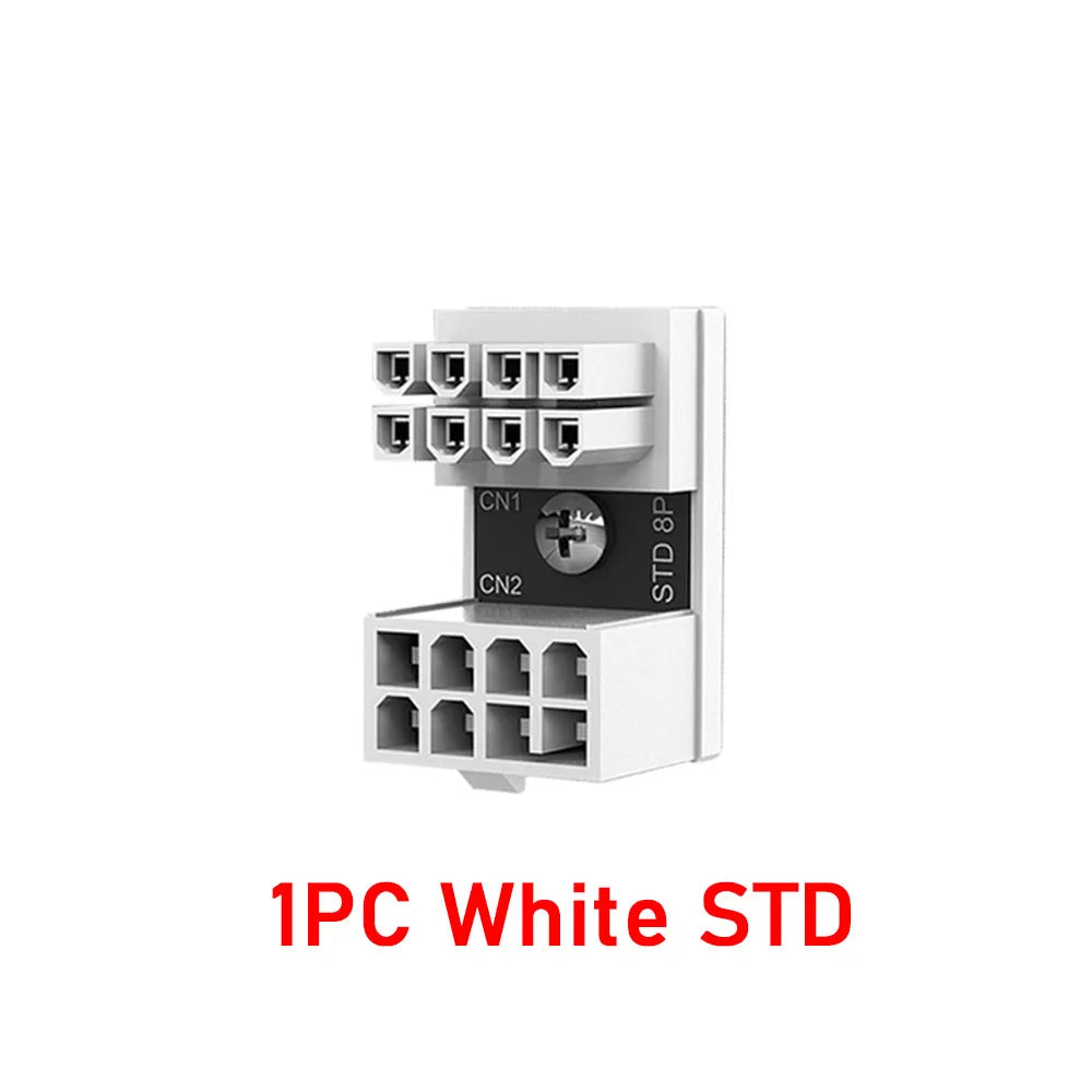 APWIKOGER ATX 8 Pin Female to Male 180 Degree Angled Connector Adapte 