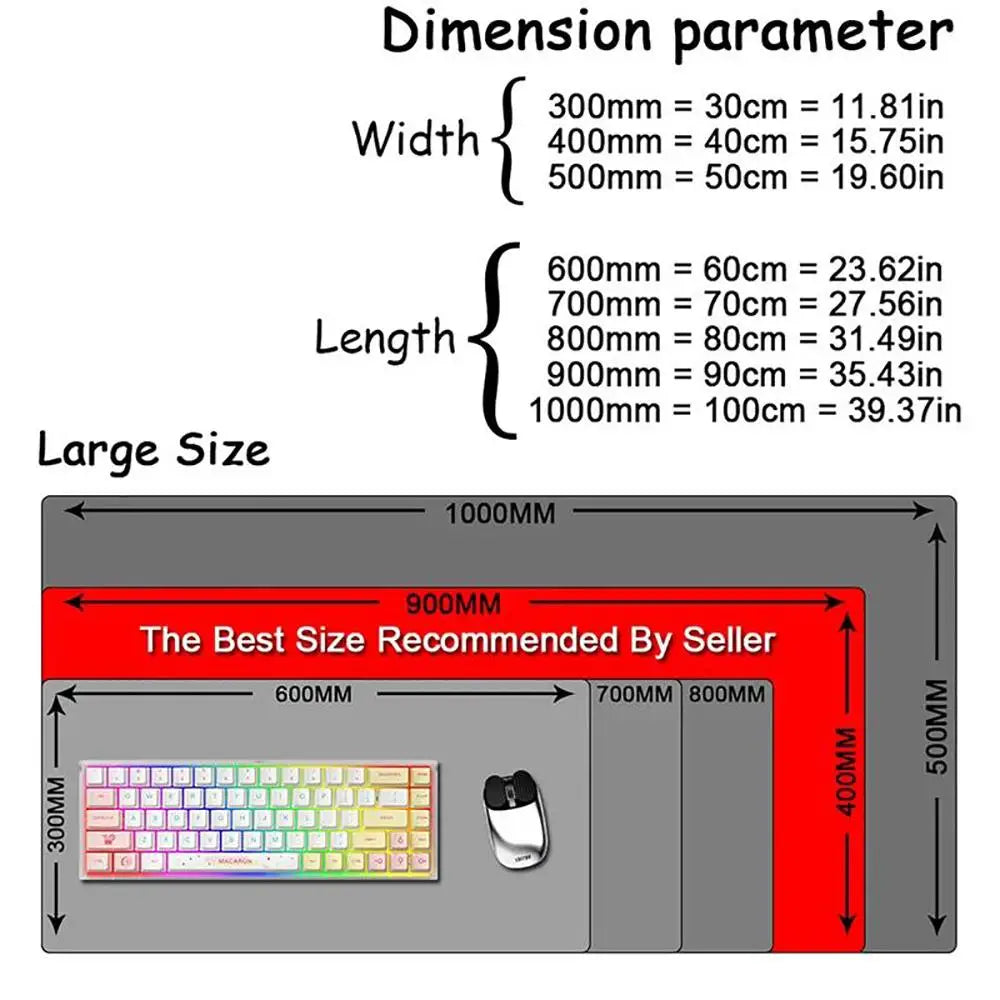 🔥 Mouse Pad XXL Gamer – Controle Total e Conforto Extremo! 🔥