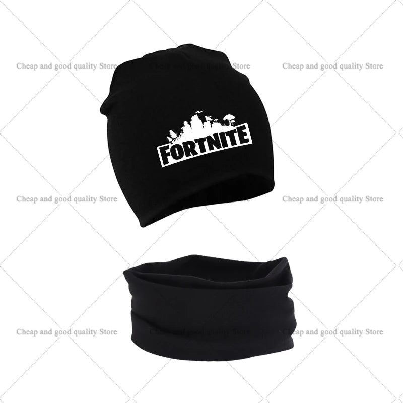 FORTNITED – Conforto e Proteção Para os Pequenos em Dias Frios Conjunto de Gorro e Cachecol em Algodão | 0 a 3 anosXmas