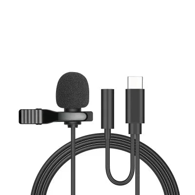 Mini Microfone Lavalier Condensador