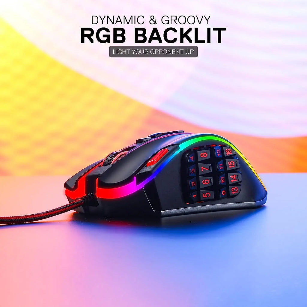 🐉 Redragon M990 MMO Gaming Mouse – Potência, Precisão e Controle Total