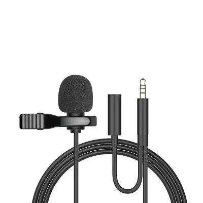 Mini Microfone Lavalier Condensador