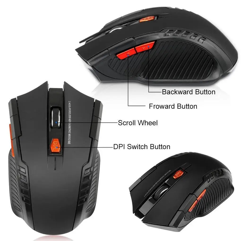 🔥 Mouse Sem Fio 2.4G – Precisão, Conforto e Estilo para o Seu Setup! 🔥
