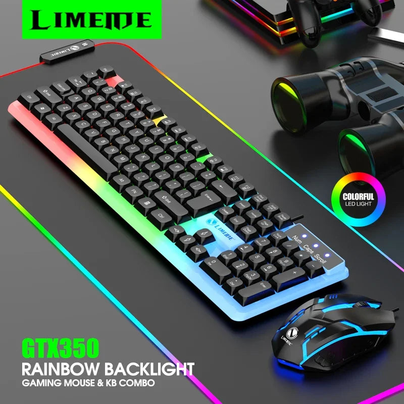 NG GTX350 – Kit Gamer Teclado + Mouse LED