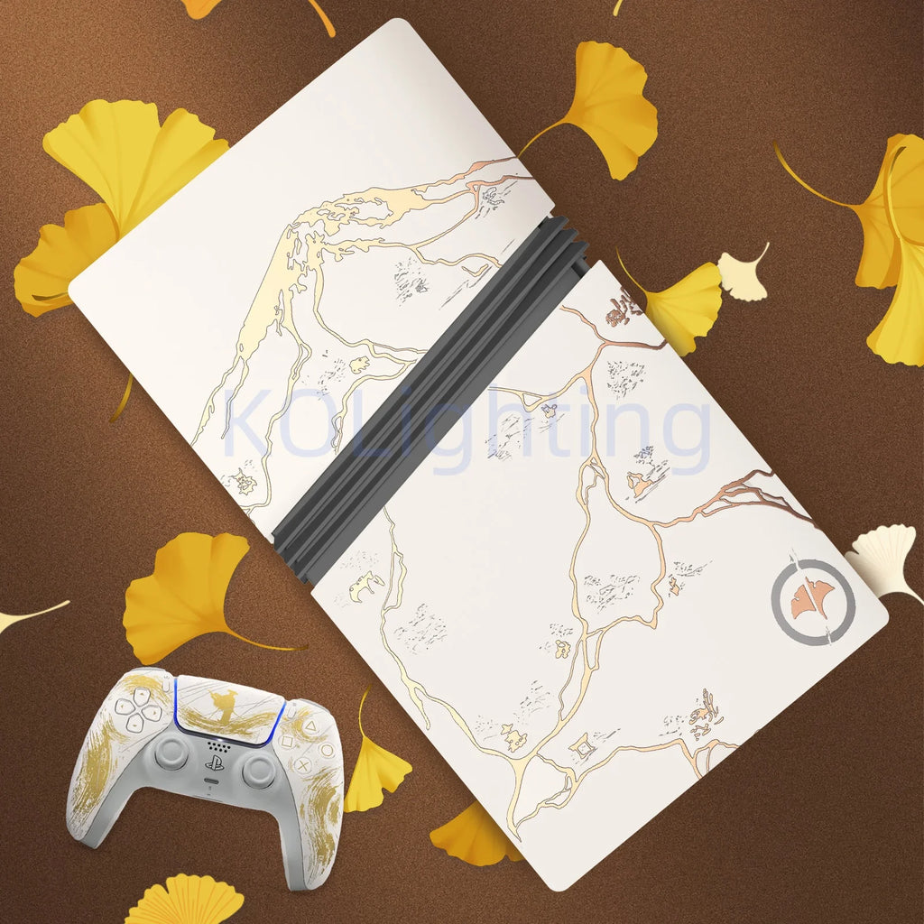 👻 Faceplates Ghost para PS5 Pro Digital Edition | Design Yotei