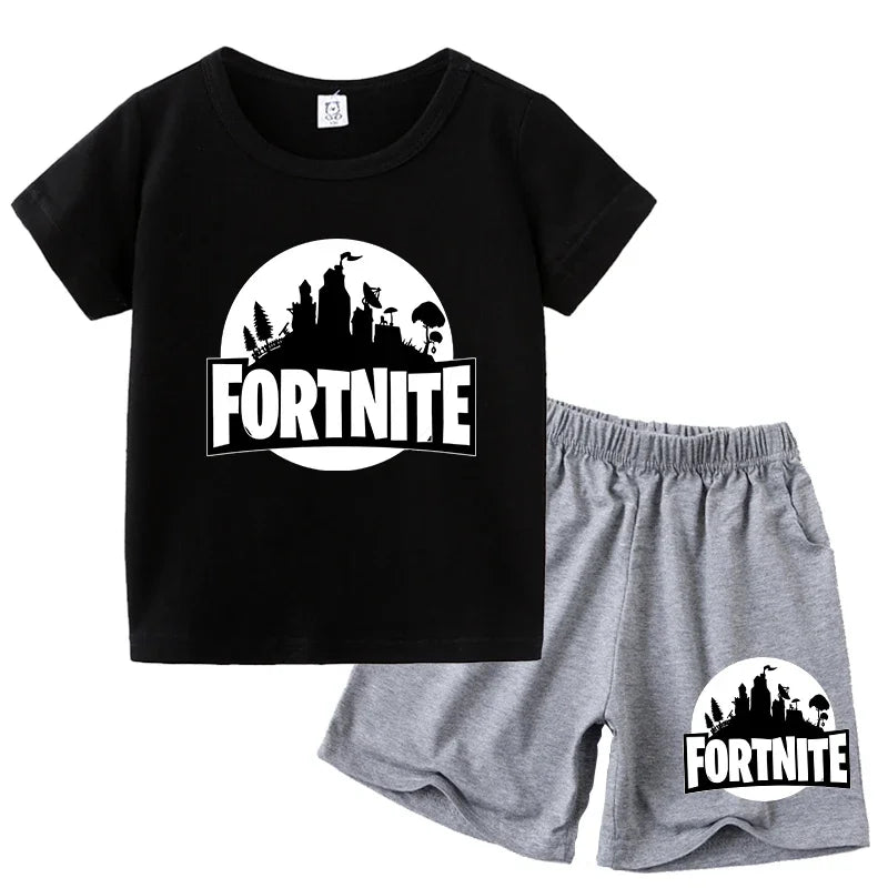 🕹️ Conjunto Infantil Fortnite – Estilo e Aventura em Cada Batalha!