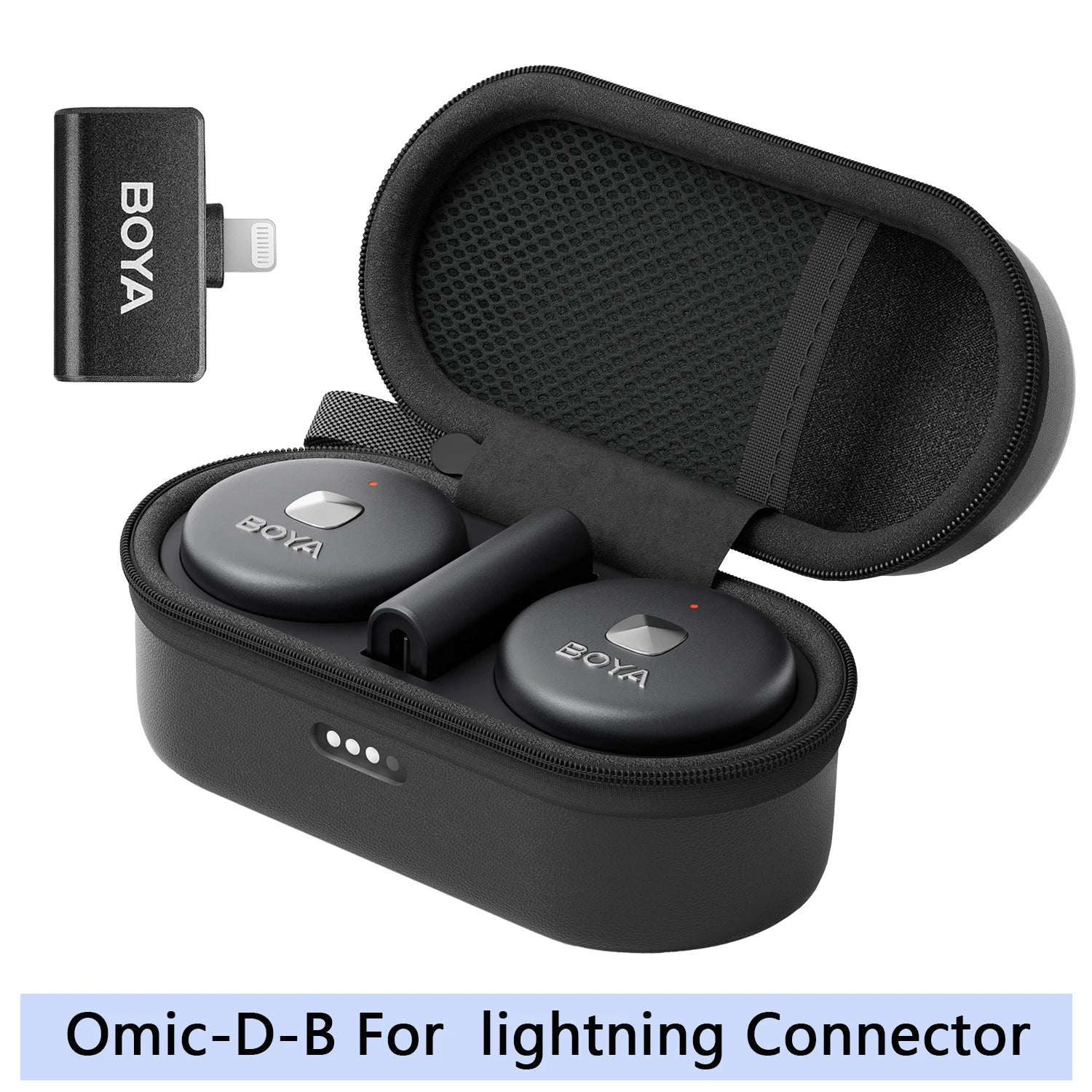 Microfone Sem Fio BOYA Omic – Áudio Profissional para Vídeos, Lives e Conteúdo