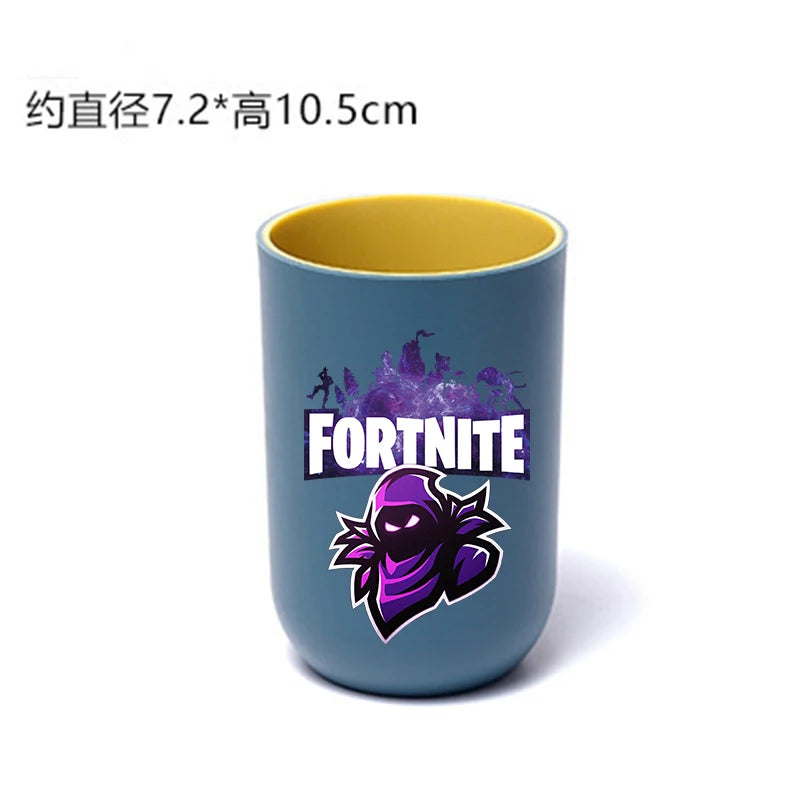 🧃 Fortnite Kids Cup – Cartoon Style Brush and Rinse Cup