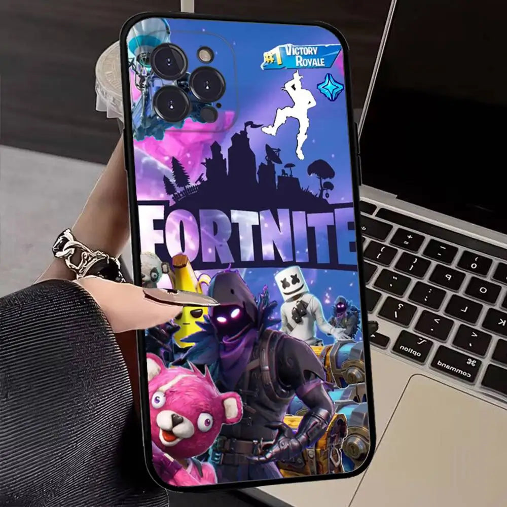 📱🎮 Capa de Silicone Fortnite para iPhone – Proteção e Estilo Gamer!