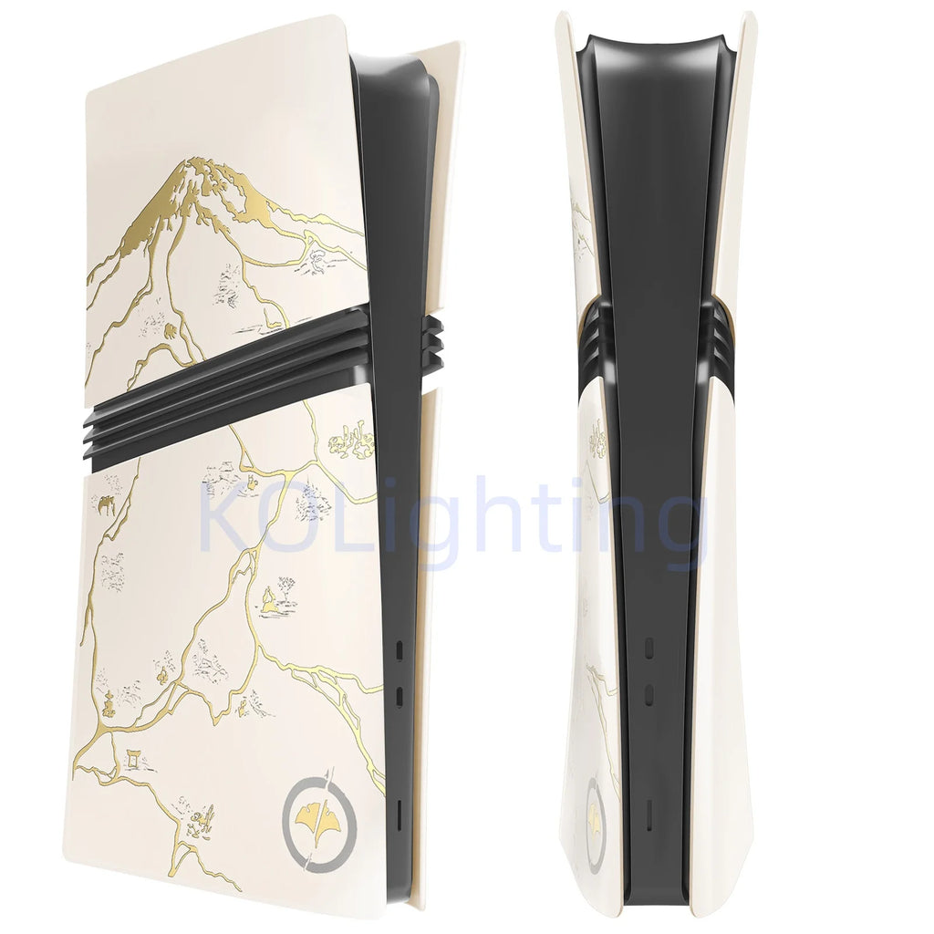 👻 Faceplates Ghost para PS5 Pro Digital Edition | Design Yotei