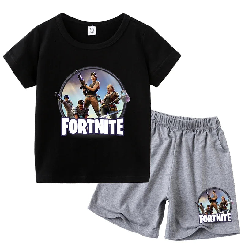 🕹️ Conjunto Infantil Fortnite – Estilo e Aventura em Cada Batalha!
