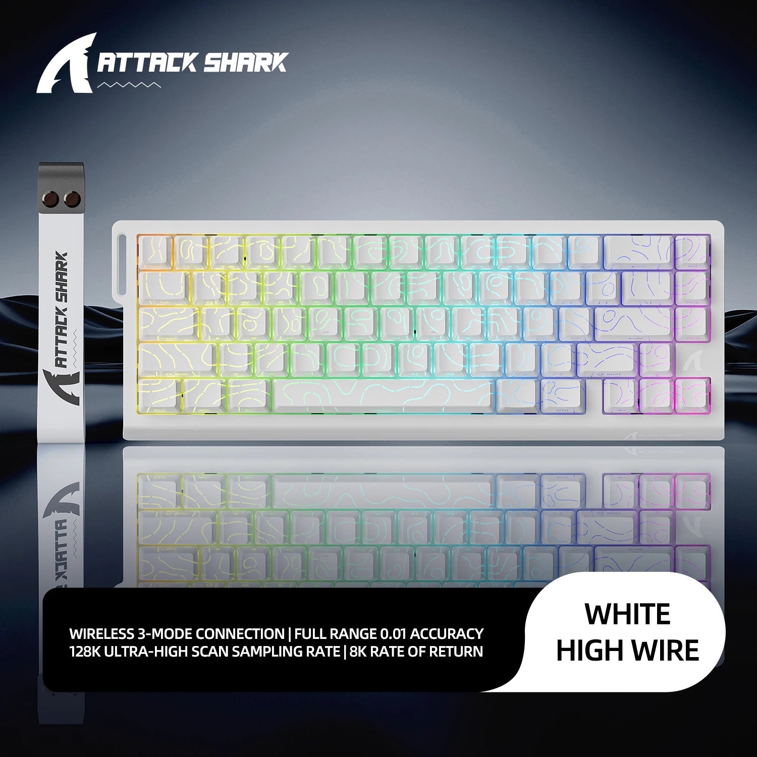 ATTACK SHARK X68PRO HE – Magnético. Wireless