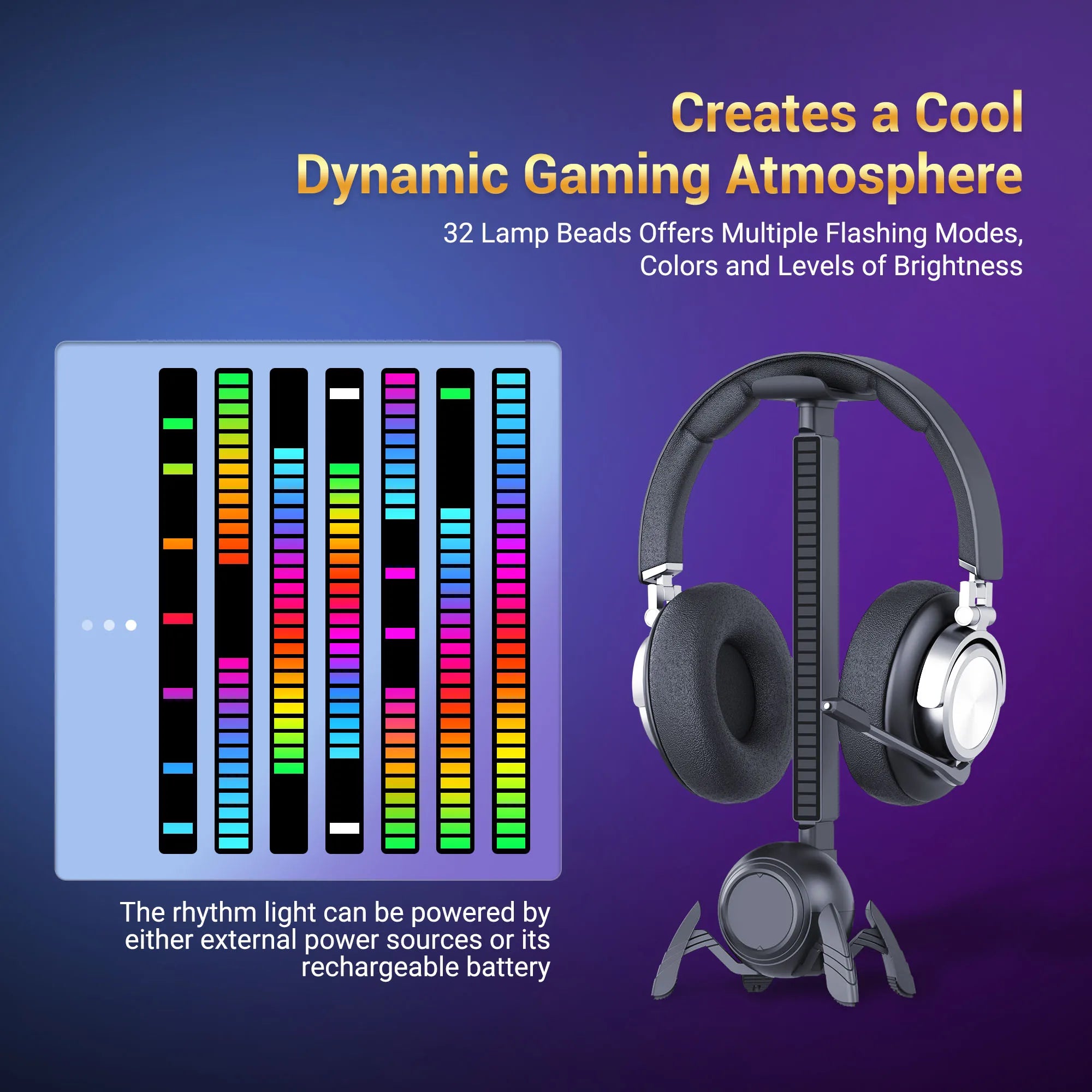 🎧🕷️ Suporte para Headset Spider RGB – Transforme sua Mesa Gamer em um Show de Luzes! 🕷️🎧