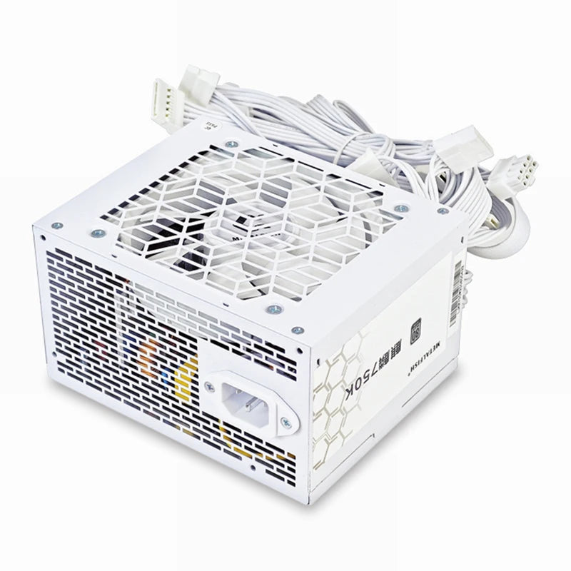 ⚡ METALFISH KIRIN750K – Fonte Premium ATX 600W / 700W | 80 Plus Silver | White Edition | ATX 3.0 | Full Modular (700W) ⚡