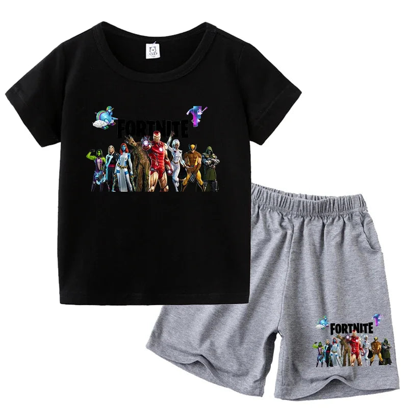 🕹️ Conjunto Infantil Fortnite – Estilo e Aventura em Cada Batalha!