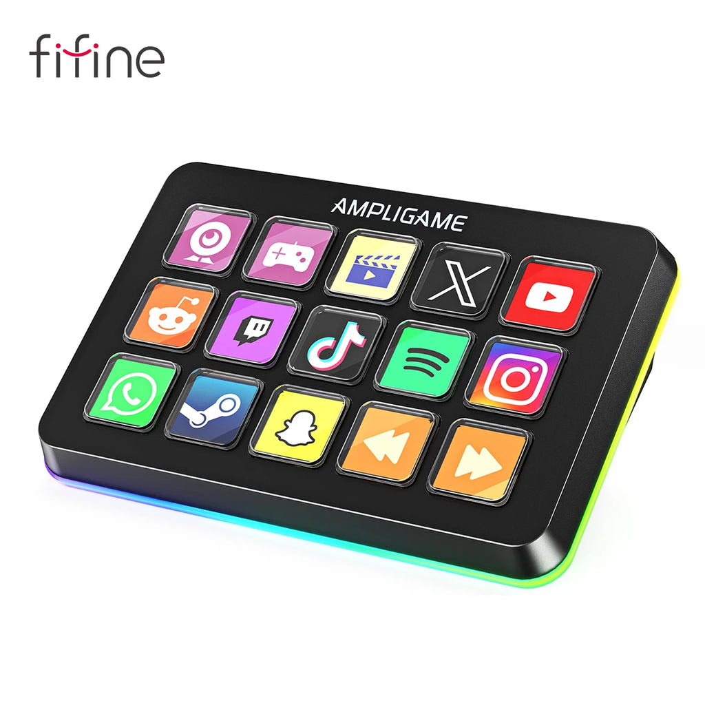 🔥 FIFINE D6 Mini Keyboard – O Poder dos Macros na Ponta dos Seus Dedos! 🔥