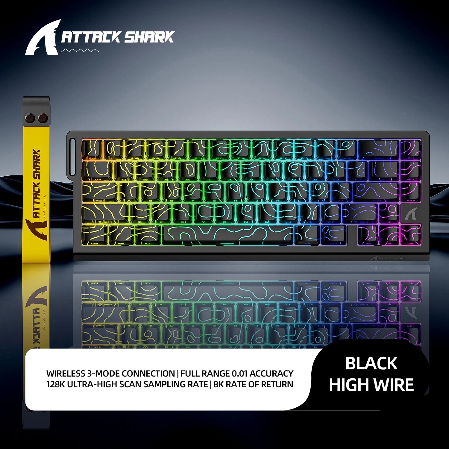 ATTACK SHARK X68PRO HE – Magnético. Wireless