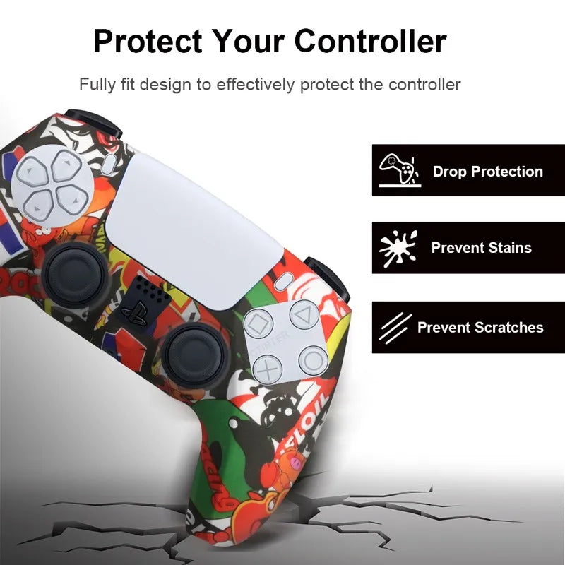 TECTINTER Soft Silicone Cover – Proteção e Conforto de Alto Nível para Seu PS5