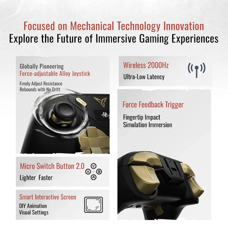 Flydigi APEX 4 Black Myth: Wukong – O Controle Que Eleva Seu Jogo ao Nível Lendário