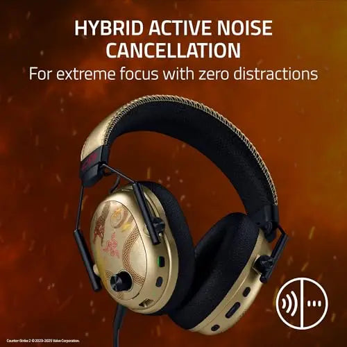 Razer BlackShark V3 Pro Gaming Headset – Wireless with ANC, Full Band Microphone and 50mm Drivers 
