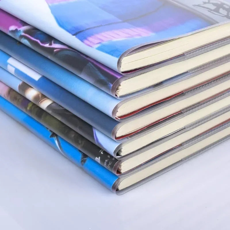 Caderno Fortnite Anime A6 | Diário Escolar PVC Impermeável | Notebook Gaming Temático | Material Escolar Gamer | Bloco Notas Estudante | Journal Criativo Cartoon | Presente Fãs Fortnite | 9x13cm Portátil