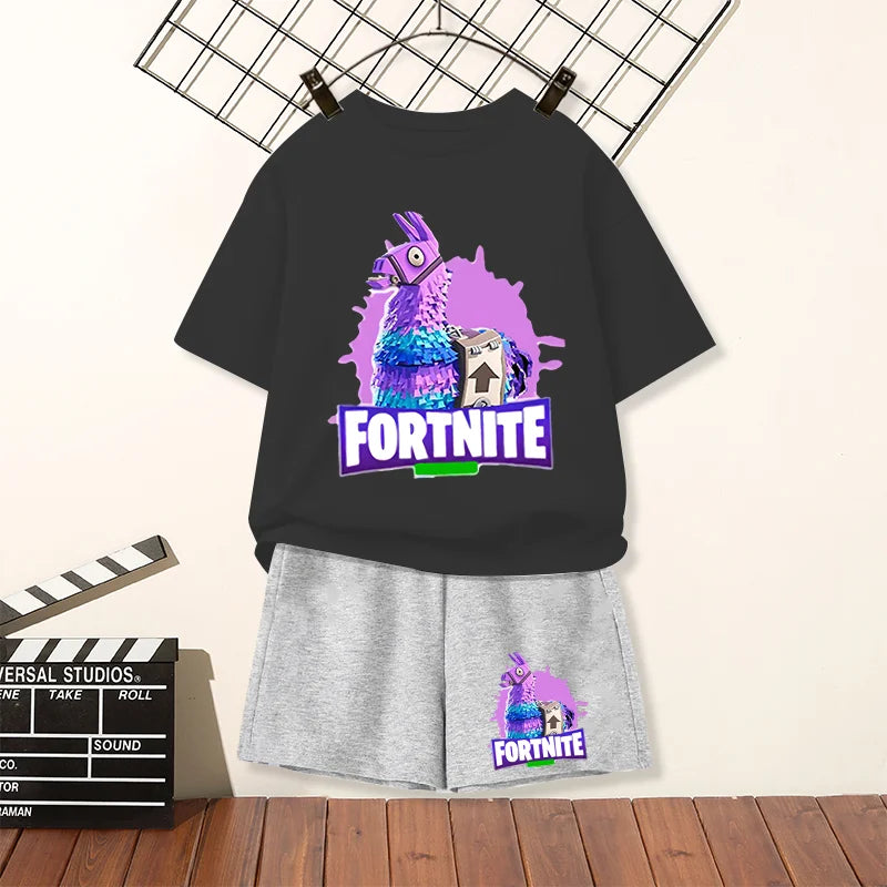 🕹️ Conjunto Infantil Fortnite – Estilo e Aventura em Cada Batalha!