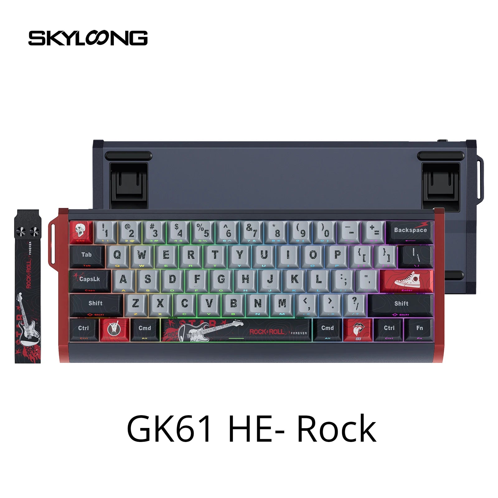 ⌨️ Skyloong GK61/GK68 HE – Teclado Mecânico Magnético Low Profile 8KHz RGB