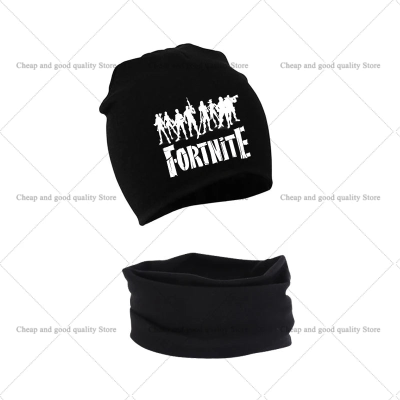 FORTNITED – Conforto e Proteção Para os Pequenos em Dias Frios Conjunto de Gorro e Cachecol em Algodão | 0 a 3 anosXmas