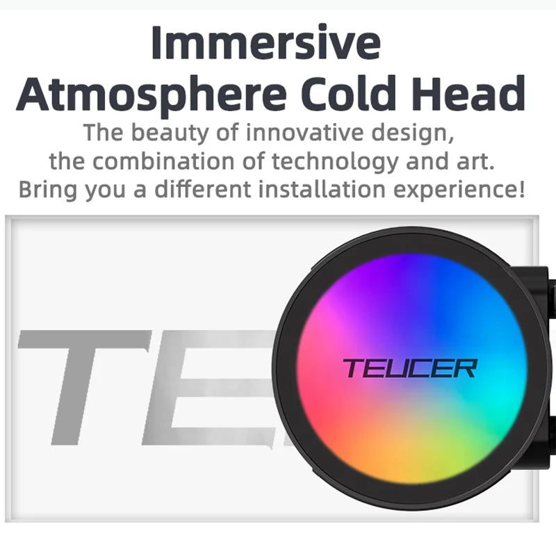 Water Cooler TEUCER AF-120 💧⚡ | Performance, Silêncio e RGB para o Seu Processador