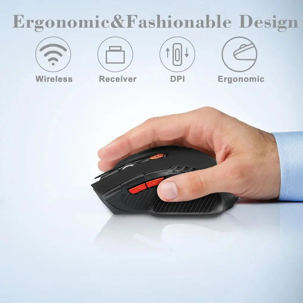 🔥 Mouse Sem Fio 2.4G – Precisão, Conforto e Estilo para o Seu Setup! 🔥
