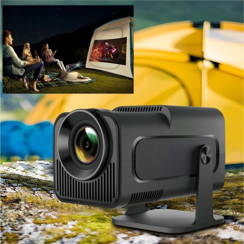 🎮🎥 PROJETOR LED 4K PORTÁTIL + 2 CONTROLES SEM FIO + ANDROID + WI-FI