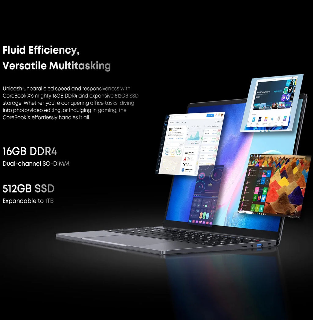 CHUWI CoreBook X – Potência Profissional em Formato Compacto