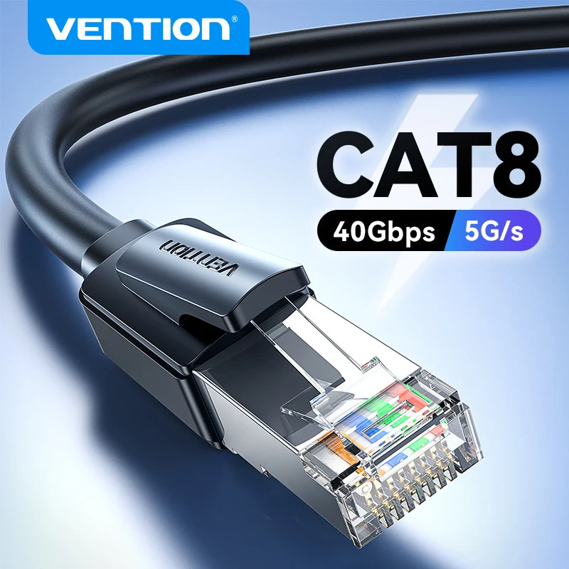 Vention CAT8 Ethernet Cable 40Gbps 2000MHz CAT 8