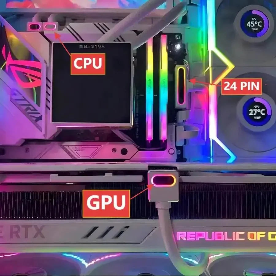 AIJS ARGB PC CABLE KIT – TRANSFORME SEU SETUP EM UM PC GAMER PROFISSIONAL!