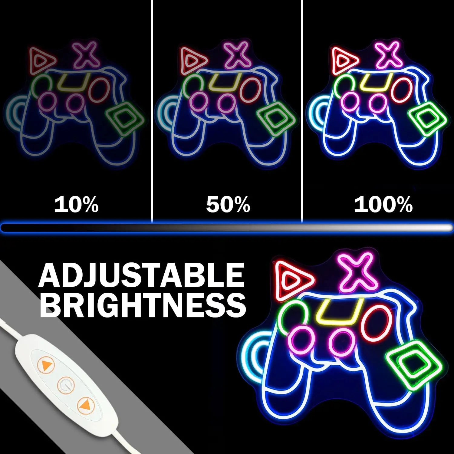 Neon LED Gamer – Iluminação Perfeita para Setup, Quarto e Game Room