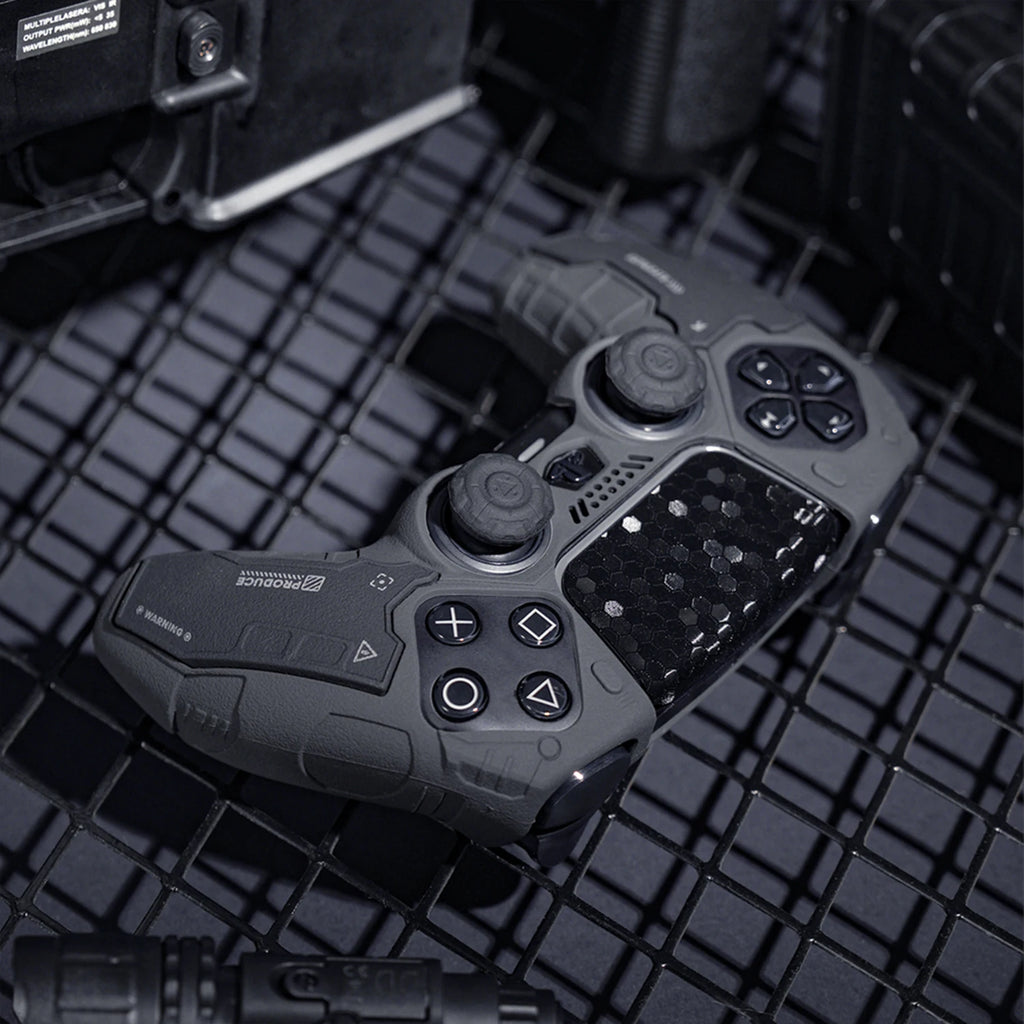 Tactical Mecha Matte Silicone Soft Protector para PS5 DualSense: