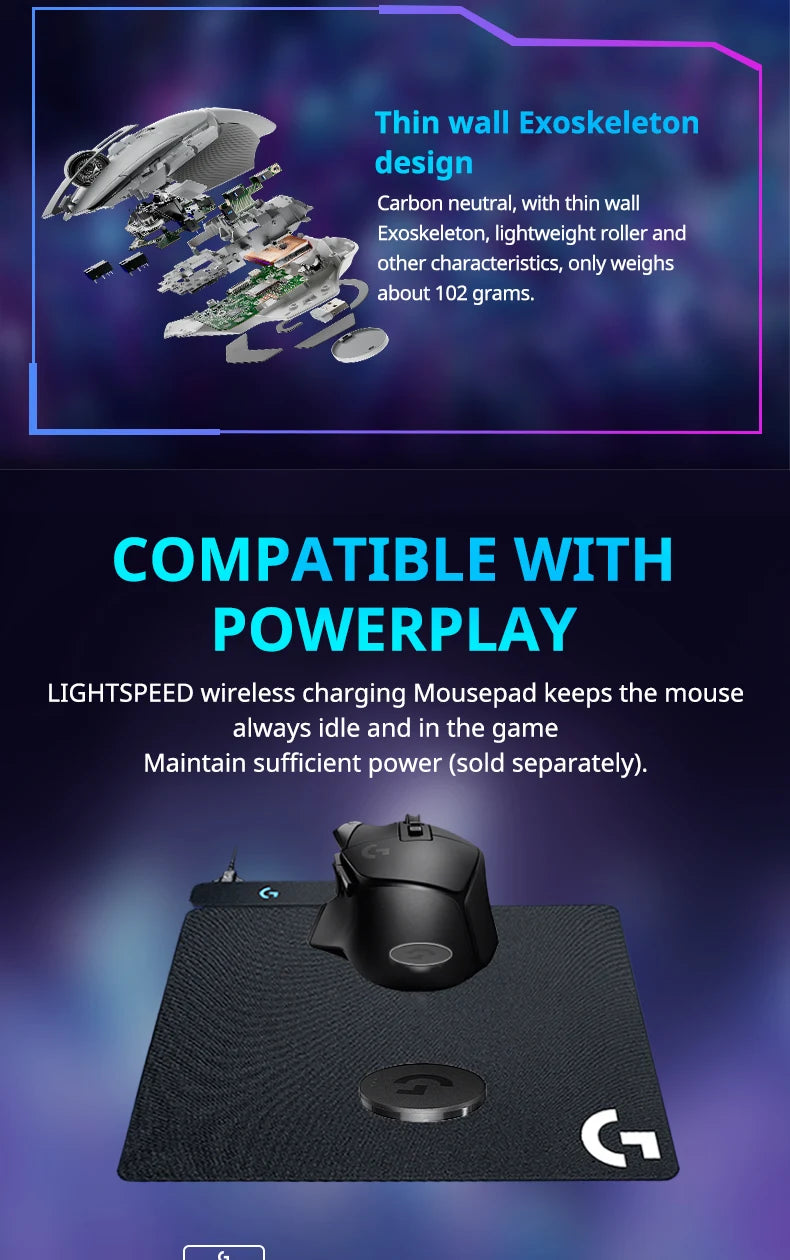🖱️ Mouse Gamer Logitech G502 X PLUS Wireless