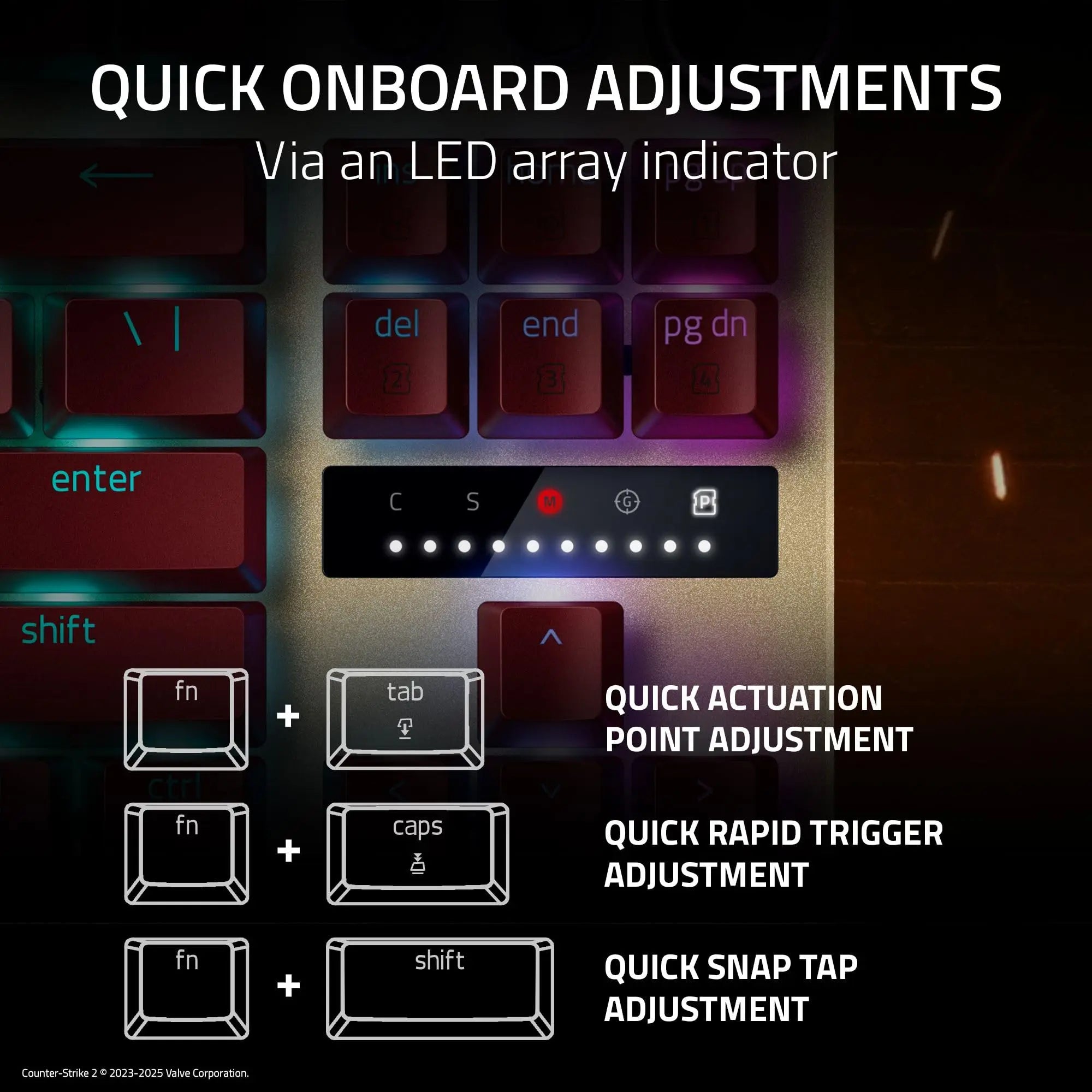 Razer Huntsman V3 Pro TKL Gaming Keyboard – E-sports | CS2 | Analog Optical Switch 