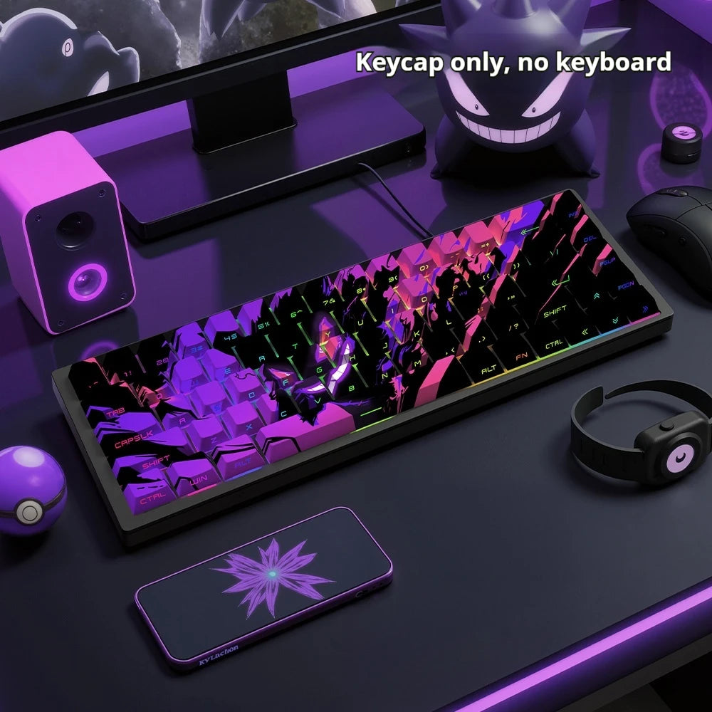 GENGAR PBT KEYCAPS — TRANSFORMA O TEU TECLADO