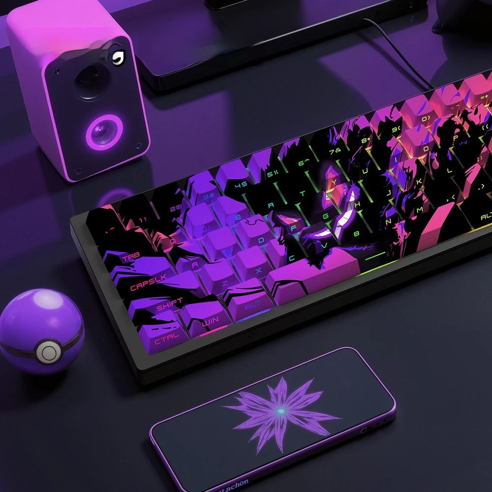 GENGAR PBT KEYCAPS — TRANSFORMA O TEU TECLADO
