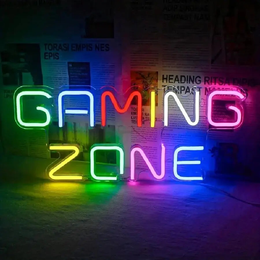 Neon LED em formato de Gamepad