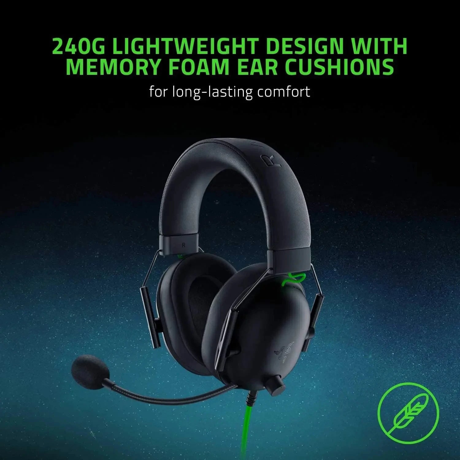 Razer BlackShark V2 X – Headset Esports com Fios