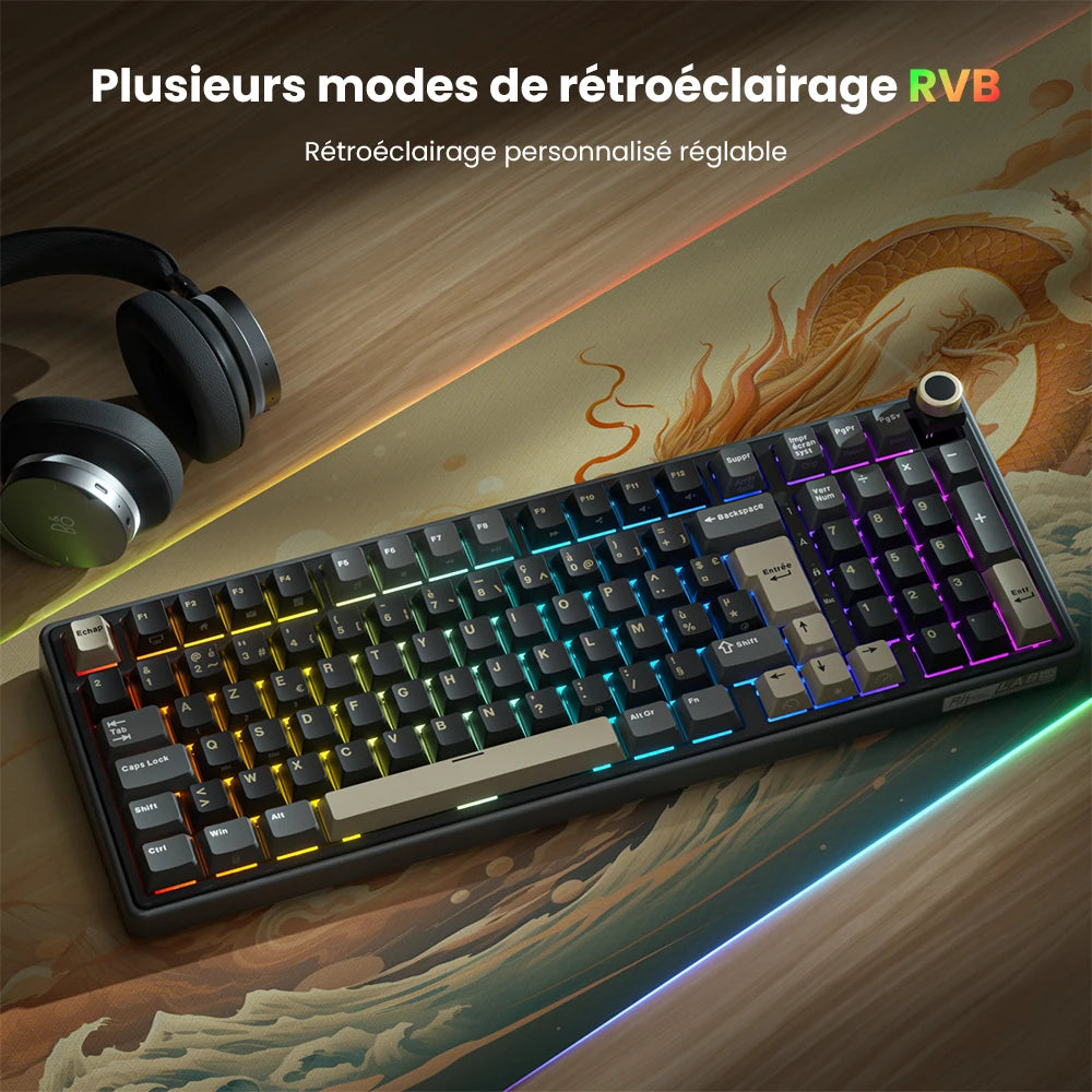RK ROYAL KLUDGE R98Pro – O Teclado Gamer Que Transforma Seu Jogo!