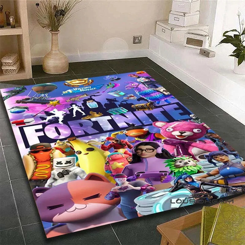 🏠✨ Tapete 3D Fortnite – Conforto, Estilo e Decoração Gamer em um Só Produto!
