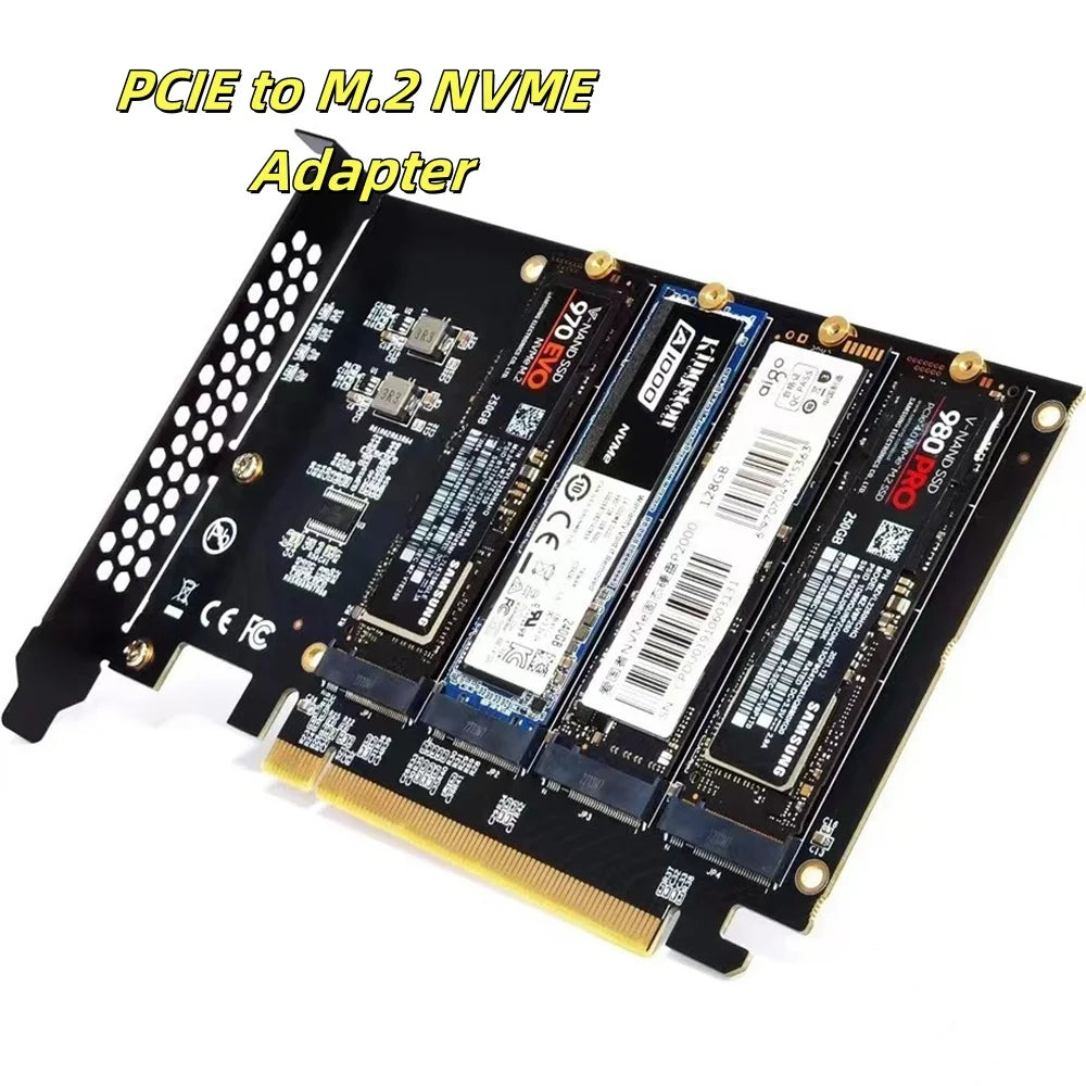 EXPANSÃO ULTRA RÁPIDA PARA SEU PC – ADAPTADOR M.2 NVME PCIe 32Gbps!
