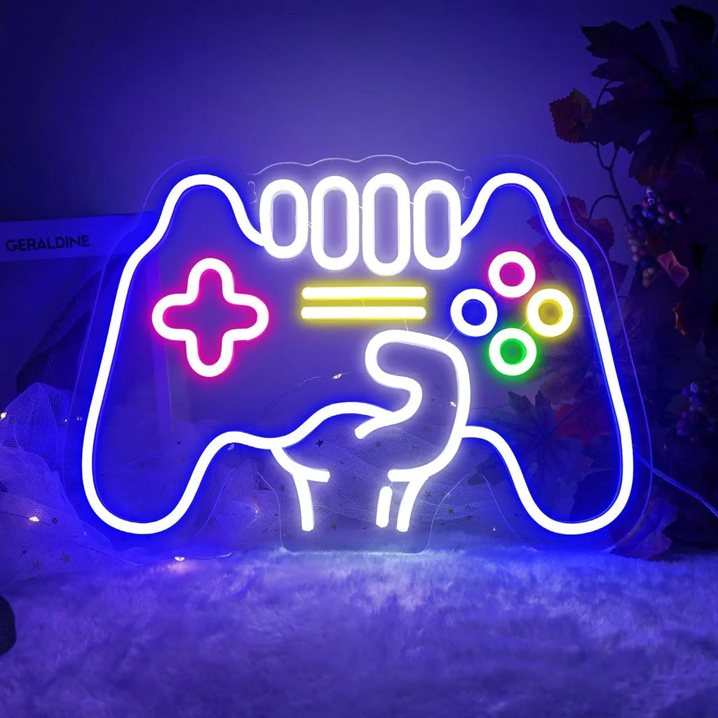 Neon LED em formato de Gamepad