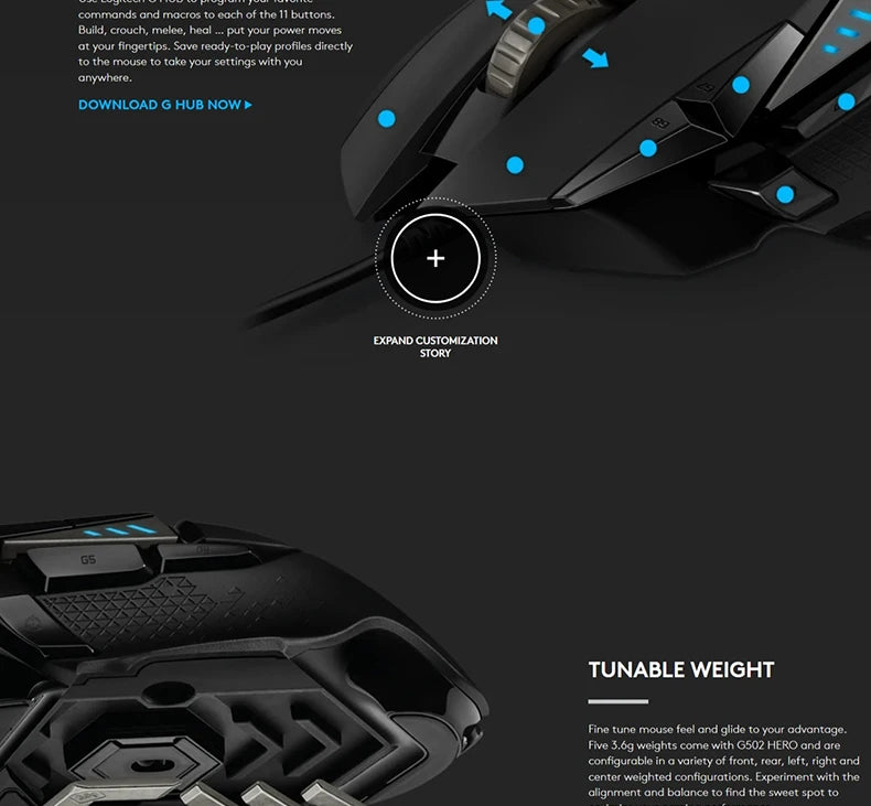 🖱️ Mouse Gamer Logitech G502 HERO